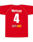 BOGANS RED PLAYING TEE