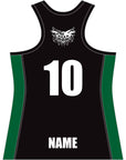 DEAD END DERBY GREEN REVERSIBLE SINGLET