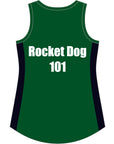 DEAD END DERBY JUNIOR GREEN REVERSIBLE SINGLET