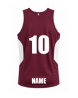 BURGUNDY BLITZ SINGLET