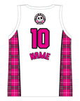 GUNS & ROSES WHITE TEAM SINGLET