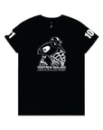 NZ JUNIOR ROLLER DERBY PRESEASON TEE - BLACK