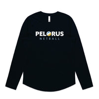 PELORUS NETBALL LS MERCH TEE