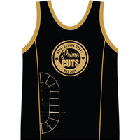 PRIME CUTS ROLLER DERBY MENS SINGLET