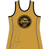 PRIME CUTS ROLLER DERBY WOMENS NEW SINGLET