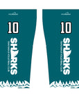 SHARKS VOLLEYBALL ARM SLEEVES - PAIR