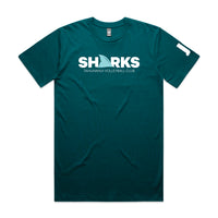 SHARKS VOLLEYBALL TEE - TEXT LOGO
