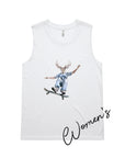 MANDY PRESTON SKATER DEER SINGLET