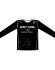 GREY HIGH LS TEE