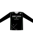 GREY HIGH LS TEE