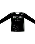 GREY HIGH LS TEE
