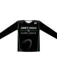 GREY HIGH LS TEE