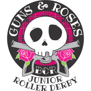 GUNS & ROSES ROLLER DERBY Logo