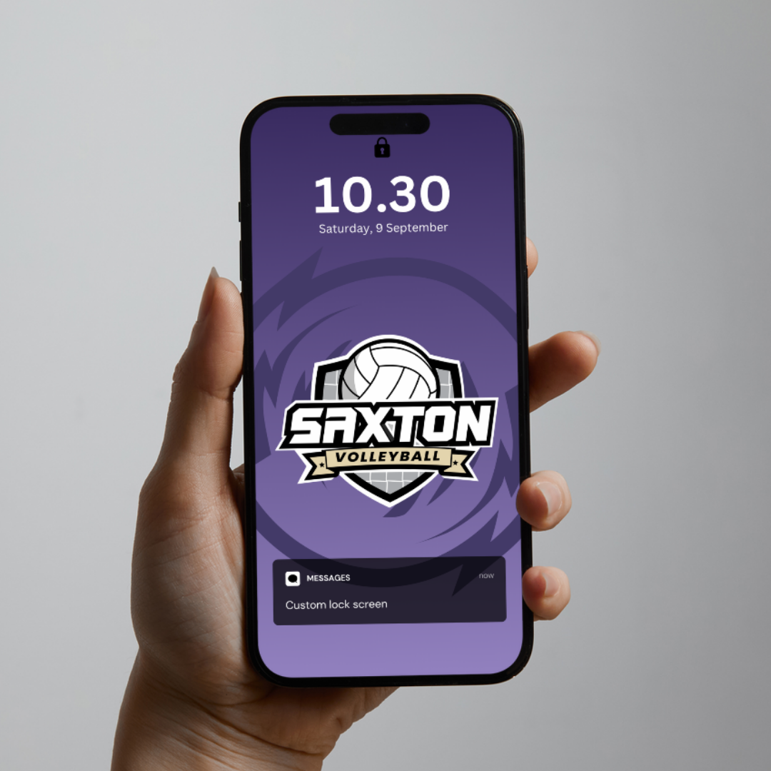 SAXTON VOLLEYBALL PHONE WALLPAPER