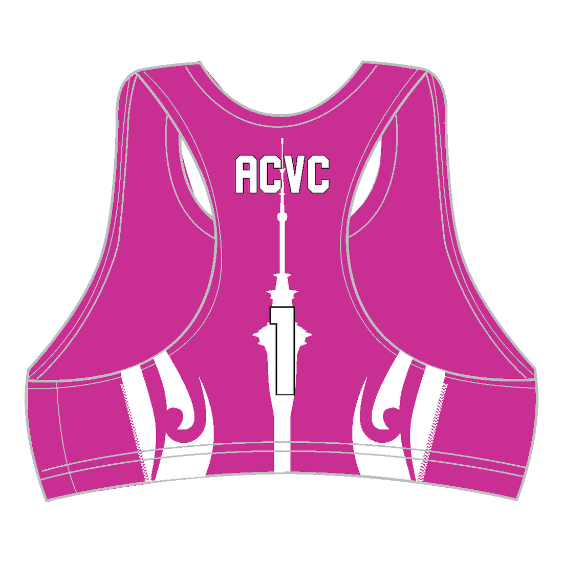 ACVC LIBERO BEACH CROP TOP - LYCRA