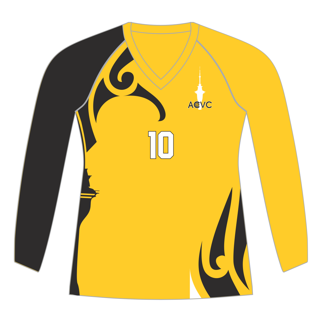 ACVC WOMENS LIBERO LONG SLEEVE TOP - LYCRA