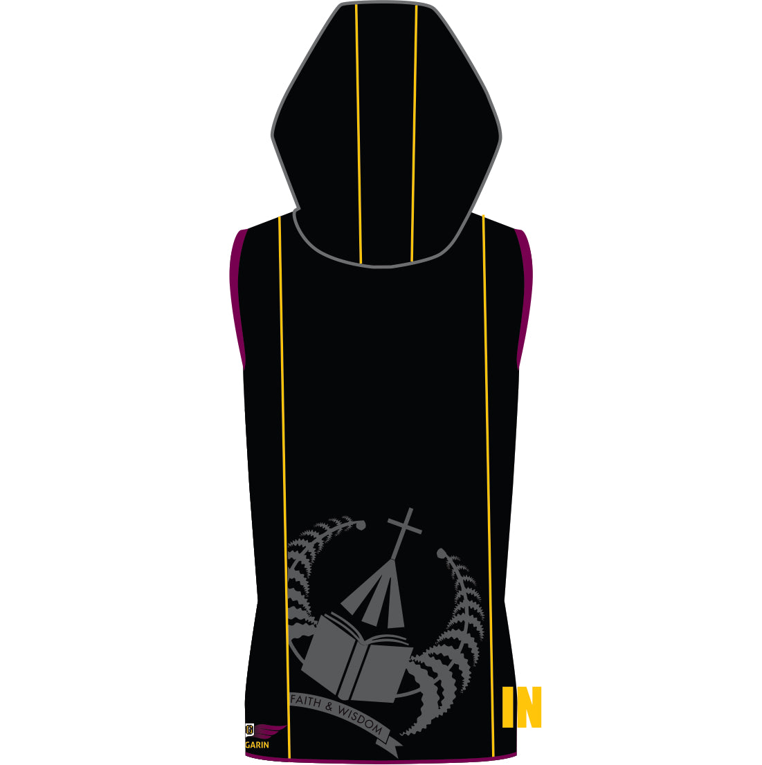 GARIN COLLEGE SLEEVELESS HOODIE