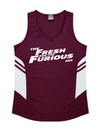 BURGUNDY BLITZ SINGLET