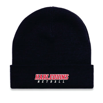 HARLEQUINS NETBALL BEANIE