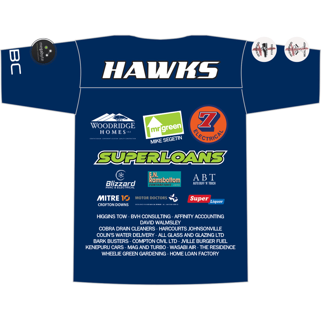 JOHNSONVILLE RFC WARM UP TEE