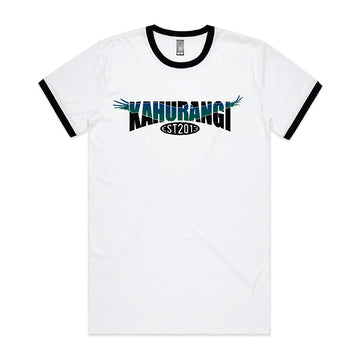 KAHURANGI WHITE MERCHANDISE TEE