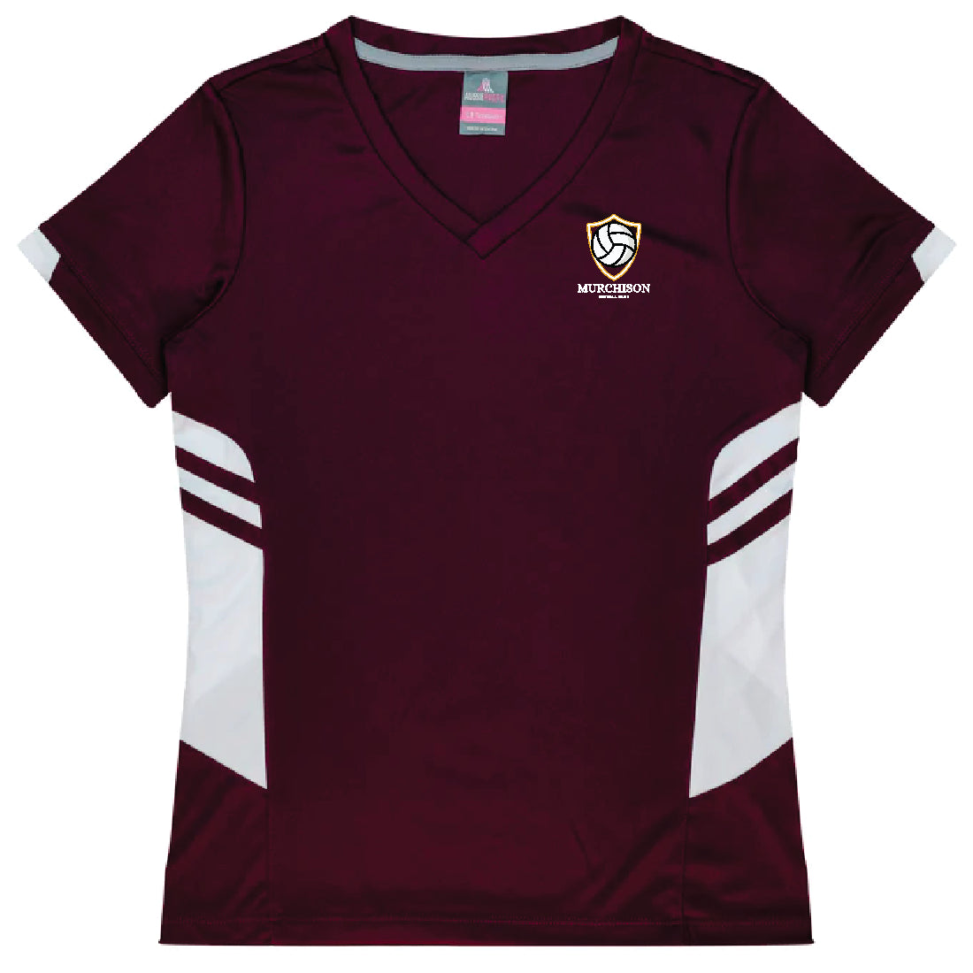 MURCHISON NETBALL MERCH V-NECK TEE