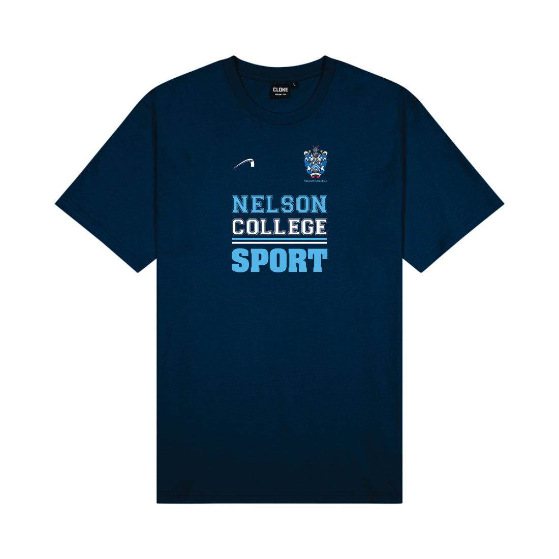 NELSON COLLEGE COTTON SPORT TEE