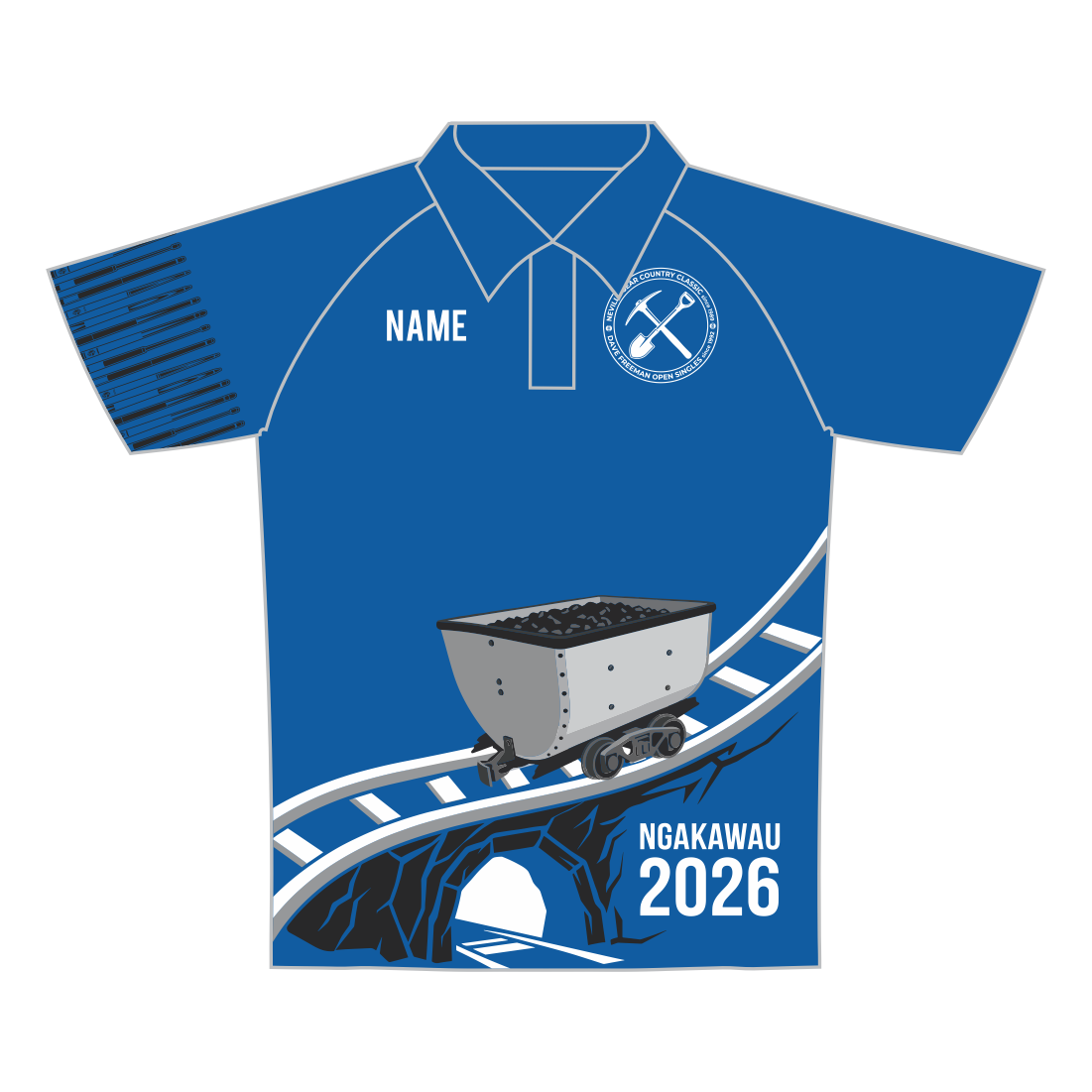 NGAKAWAU POOL SUBLIMATED POLO