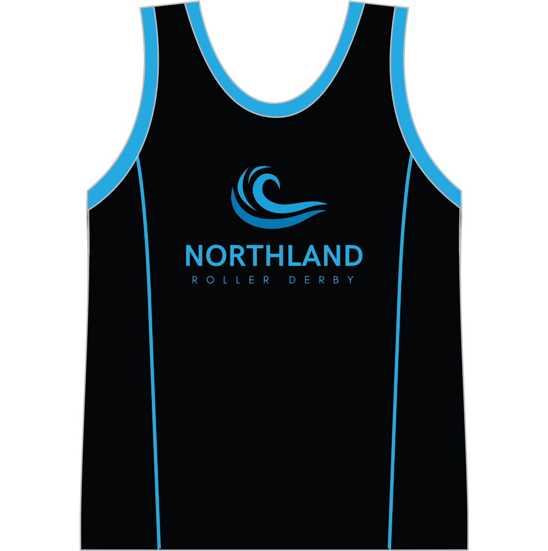 NORTHLAND ROLLER DERBY REVERSIBLE PLAYING SINGLET
