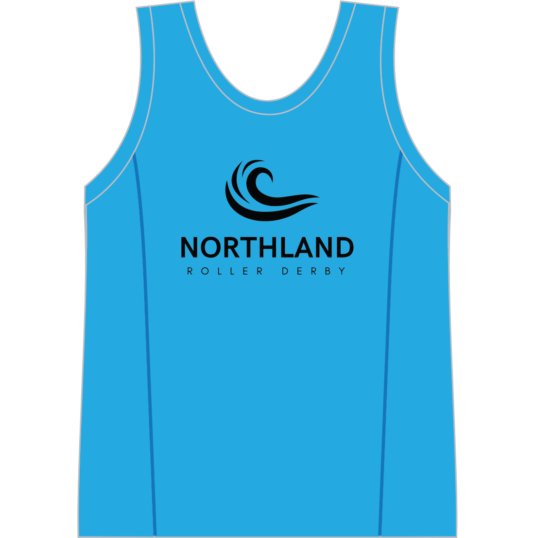 NORTHLAND ROLLER DERBY REVERSIBLE PLAYING SINGLET