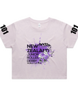 NZ JUNIOR ROLLER DERBY PRESEASON CROPPED TEE
