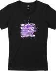NZ JUNIOR ROLLER DERBY SUPPORTERS V-NECK TEE