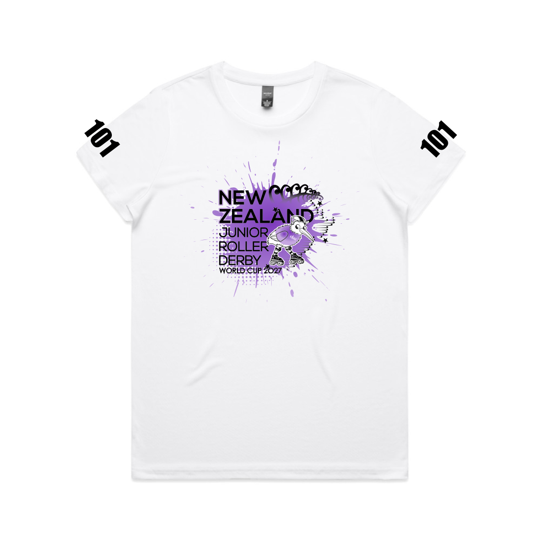 NZ JUNIOR ROLLER DERBY PRESEASON TRAINING TEE