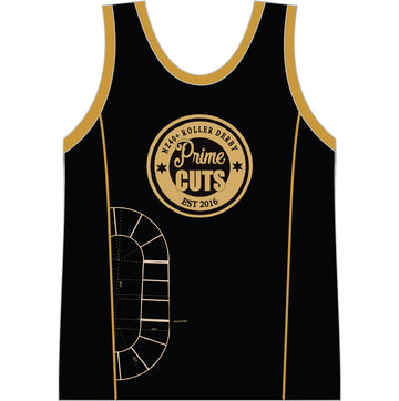 PRIME CUTS ROLLER DERBY MENS SINGLET