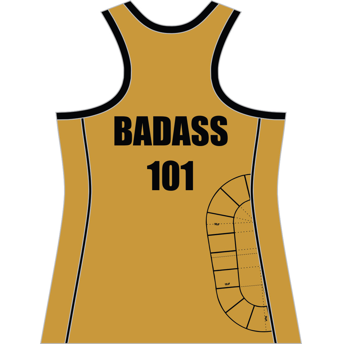 PRIME CUTS ROLLER DERBY WOMENS NEW SINGLET