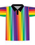 RAINBOW ROLLER DERBY REFEREE POLO