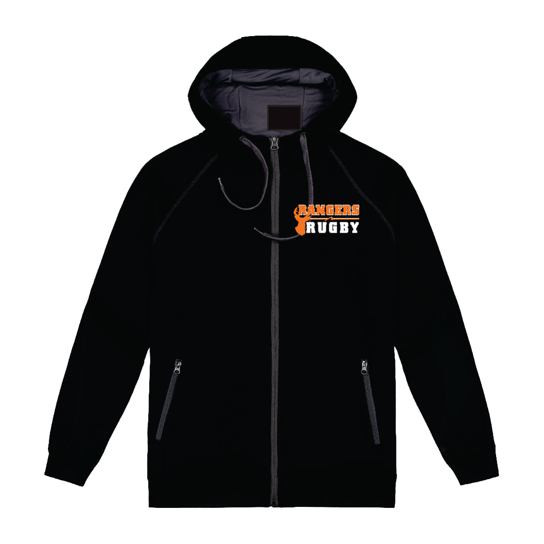 RANGERS PRINTED ZIP HOODIE