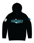 SHARKS VOLLEYBALL HOODIE - SHARK LOGO