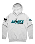 SHARKS VOLLEYBALL HOODIE - SHARK LOGO