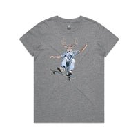 MANDY PRESTON SKATER DEER TEE