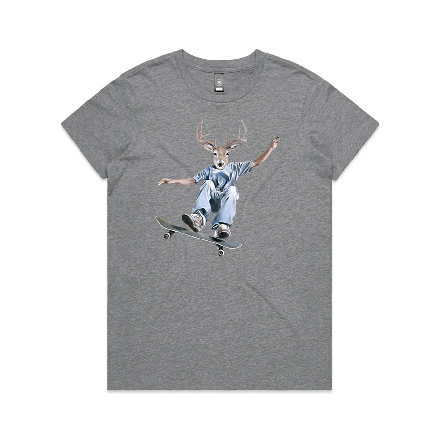 MANDY PRESTON SKATER DEER TEE