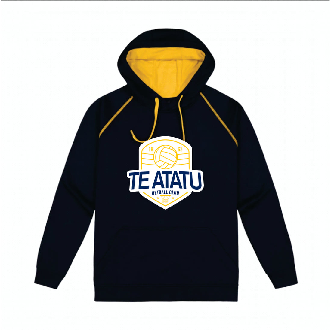 TE ATATU NETBALL PRINTED HOODIE