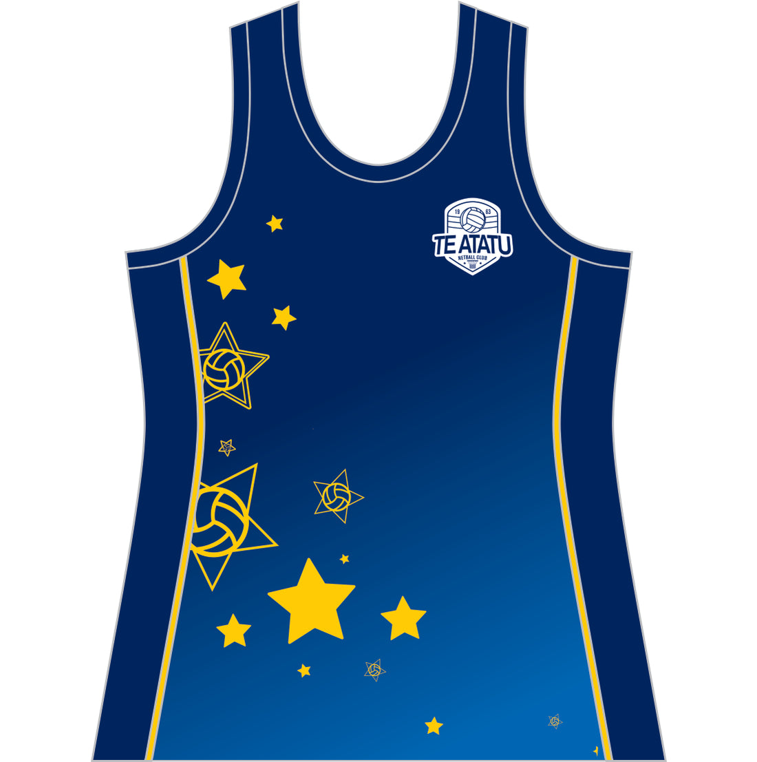 TE ATATU NETBALL SINGLET