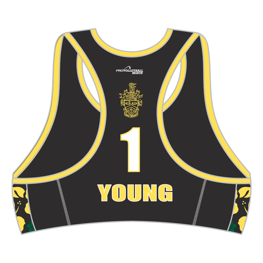 WAIMEA COLLEGE BEACH VBALL CROP TOP