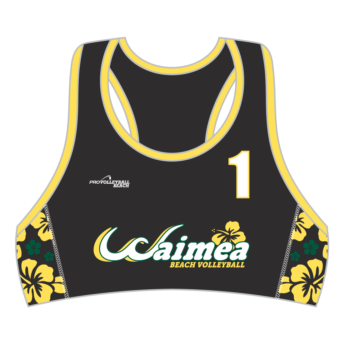 WAIMEA COLLEGE BEACH VBALL CROP TOP