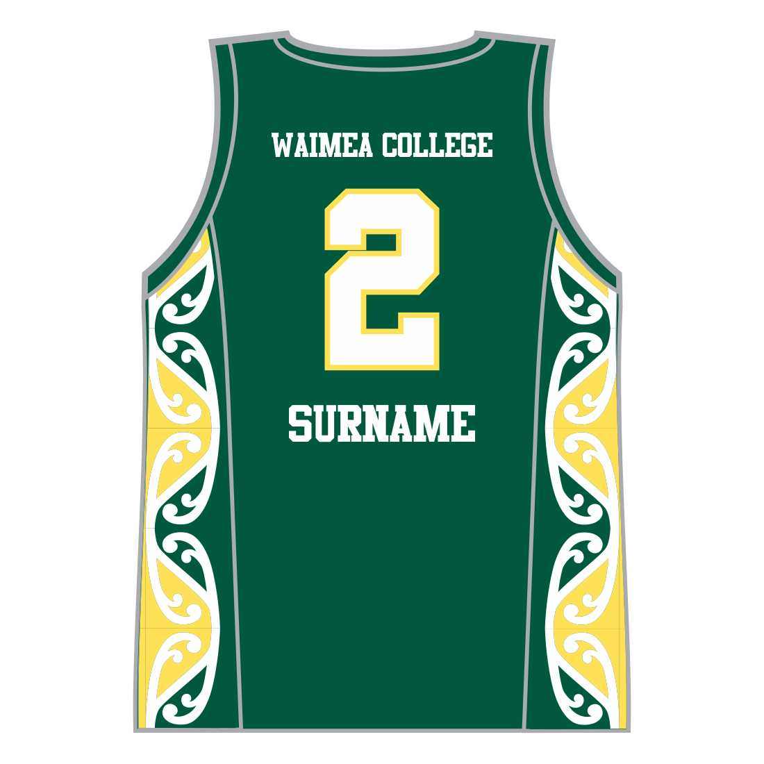 WAIMEA COLLEGE BOYS BEACH VBALL SINGLET