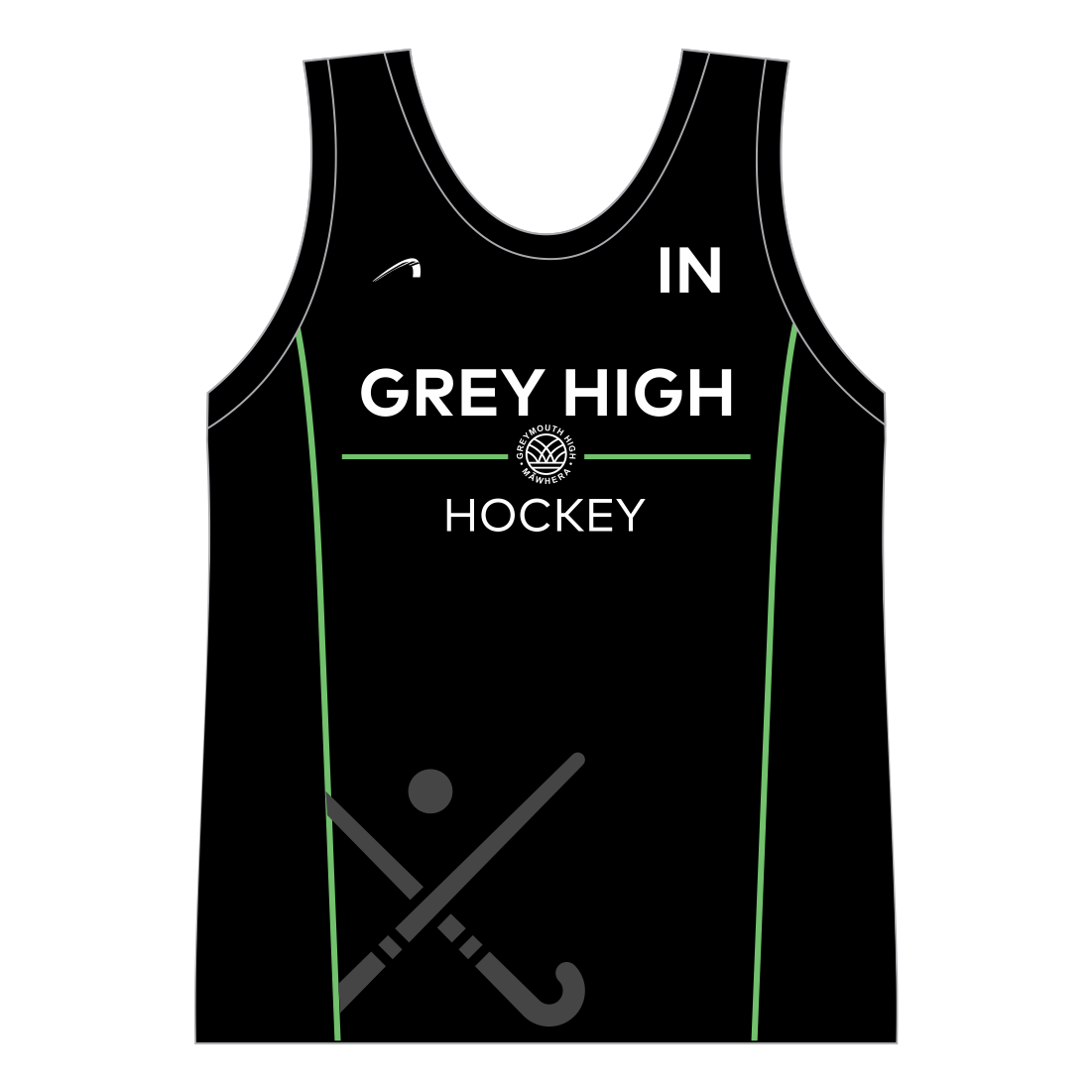 GREY HIGH SINGLET