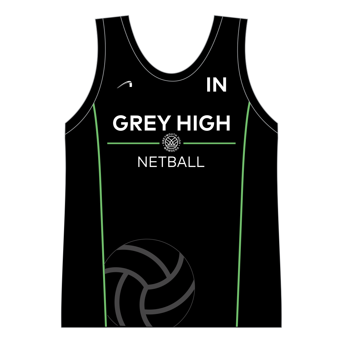 GREY HIGH SINGLET