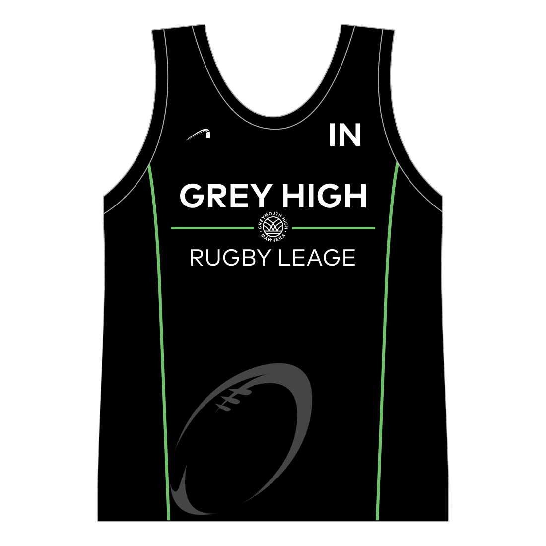 GREY HIGH SINGLET