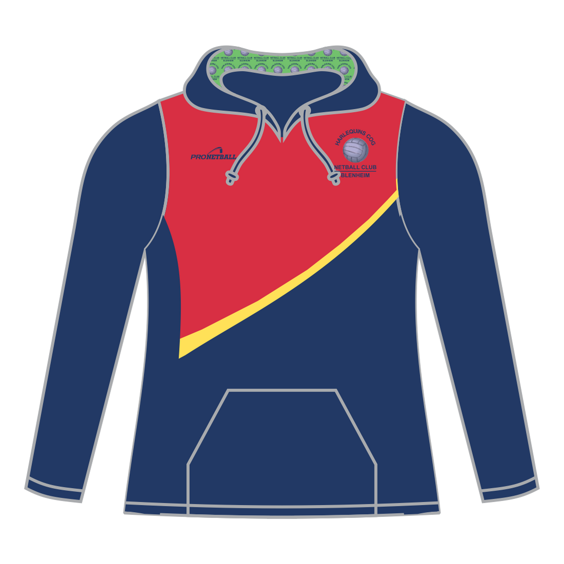 HARLEQUINS NETBALL HOODIE